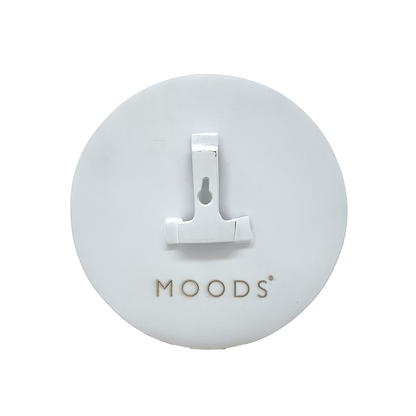 Moods Wand Kaarshouder rvs wit