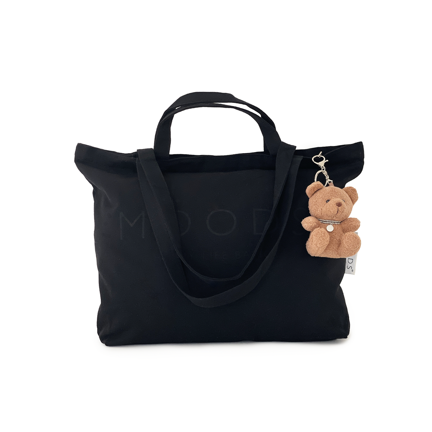 Moods Tas zwart met beertje